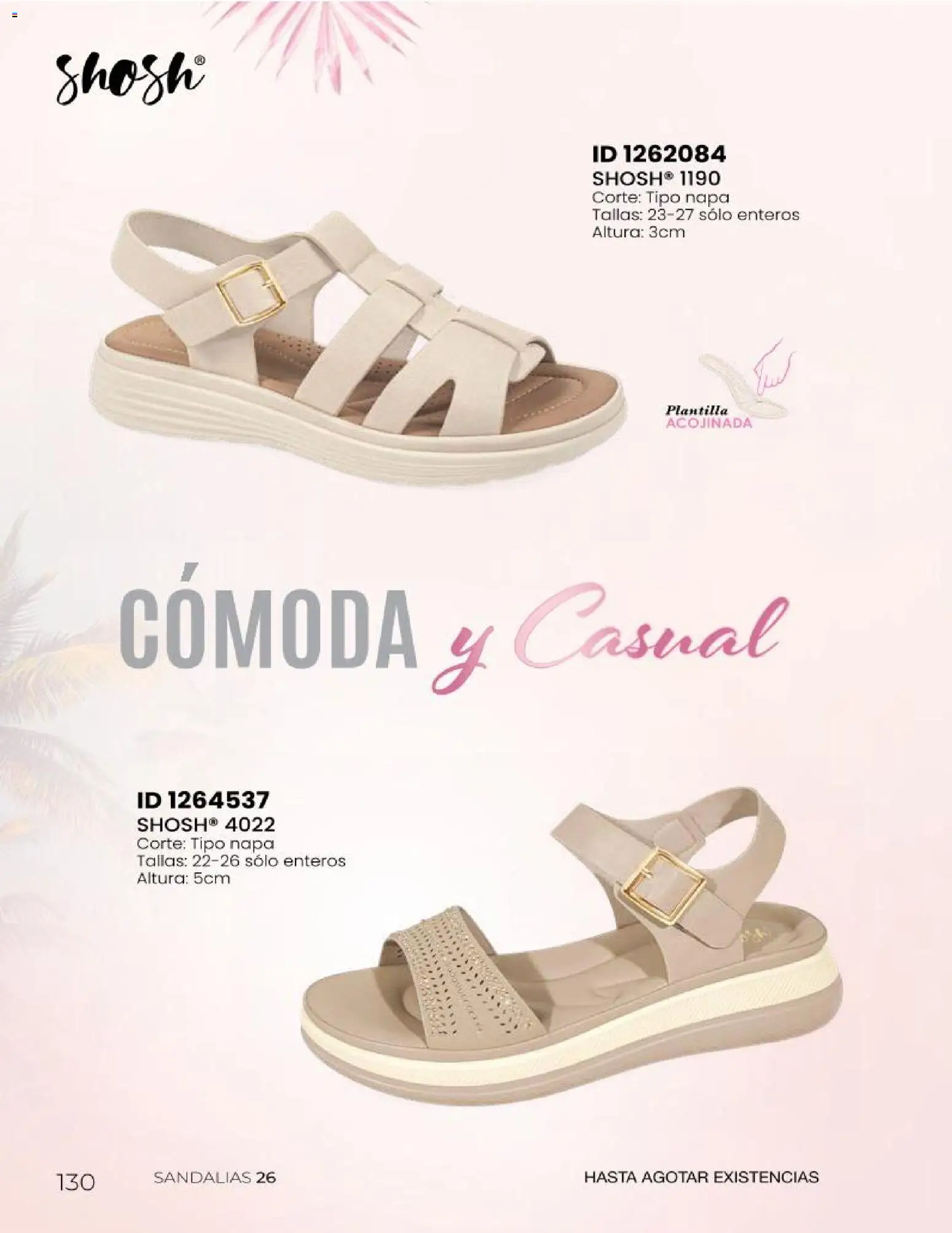 Nuevas ofertas de Price Shoes válidas en toda la República Mexicana desde el 23/06/2026. ¡Encuentra las mejores ofertas en Price Shoes catálogo Sandalias 2026! | Página: 130 | Productos: Cómoda, Sandalias