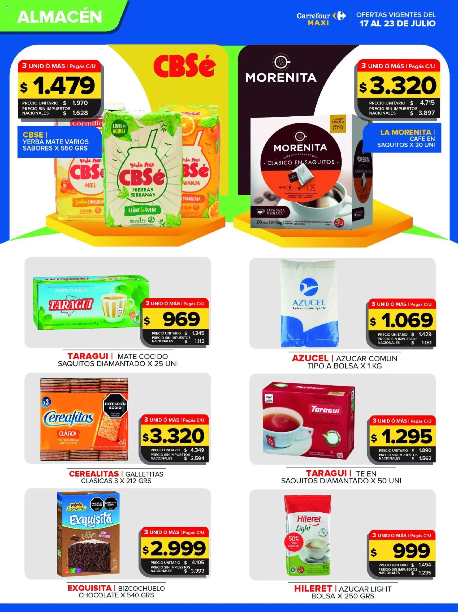 Carrefour Maxi catálogo │ válido desde el 17/07/2026 | Página: 6 | Productos: Mate, Yerba, Chocolate, Mate cocido