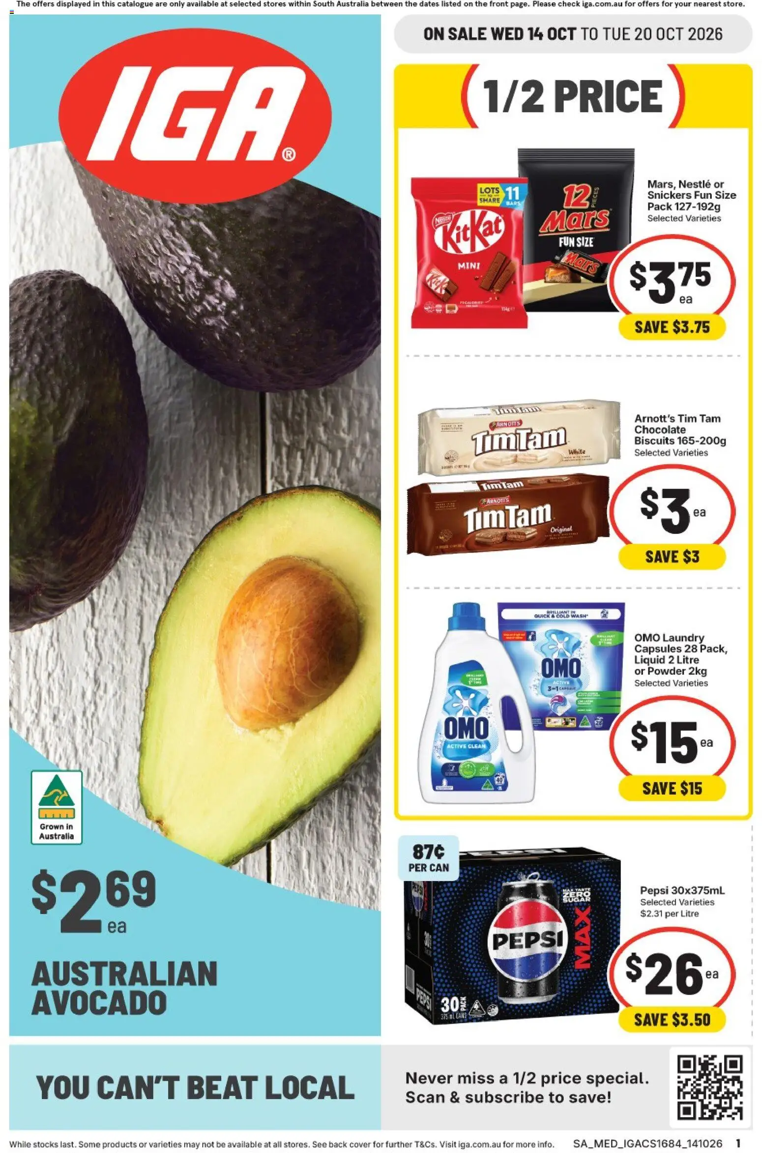 IGA catalogue - valid from 14/10/2026 | Page: 1
