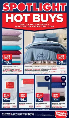 Spotlight Hot Buys preview  - valid from 28 Oct 2026