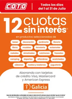 Vista previa Coto ofertas válido desde el 01/07/2026