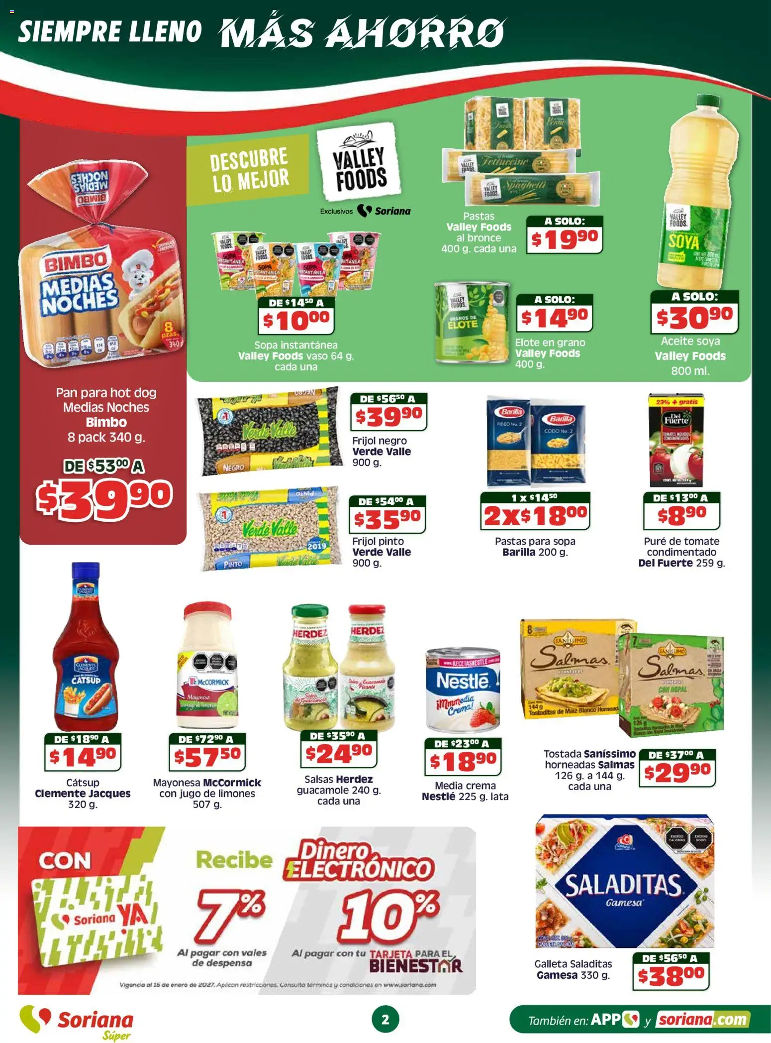 Nuevas ofertas de Soriana válidas en toda la República Mexicana desde el 30.04.2026. ¡Encuentra las mejores ofertas en Soriana Apoyamos con todo Súper Nacional! | Página: 2