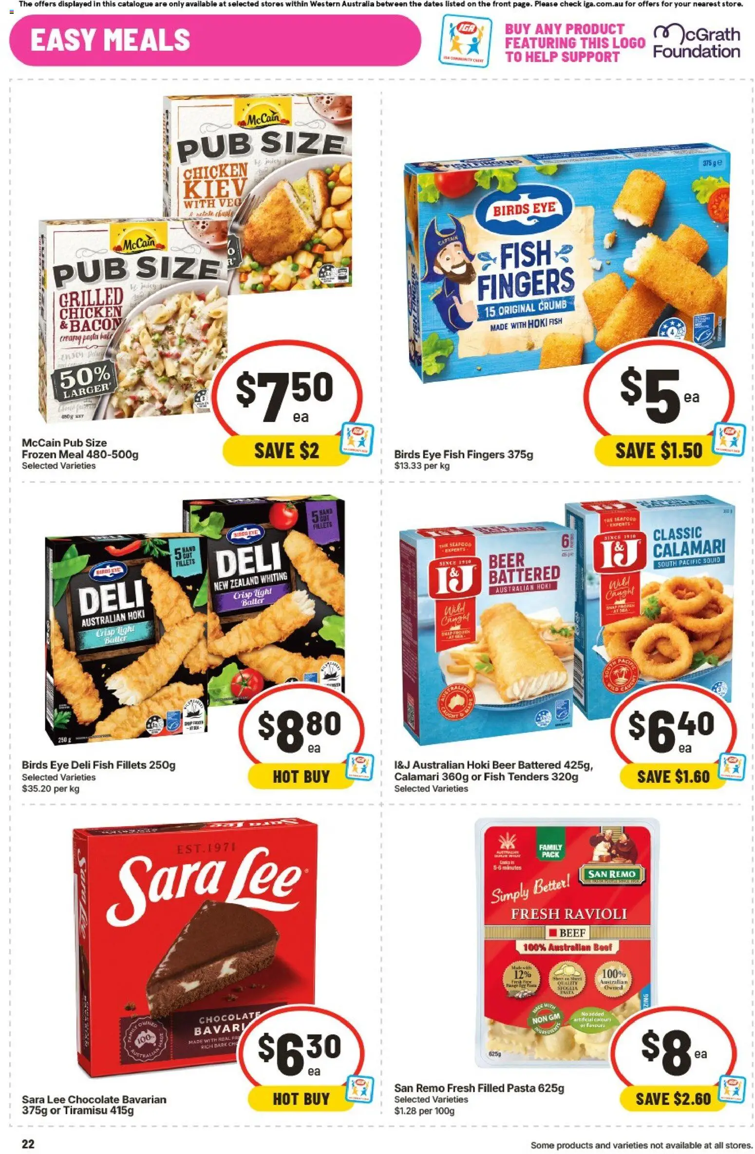 IGA catalogue - valid from 16/09/2026 | Page: 23 | Products: Bacon, Fish, Pasta, Foundation