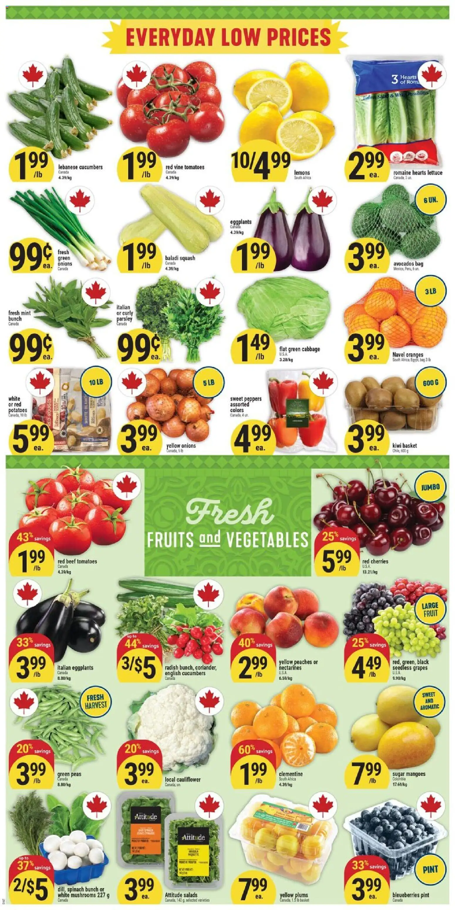 Adonis flyer valid from Jul 23, 2026 | Page: 2 | Products: Beef, Kiwi, Basket, Oranges
