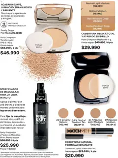 Avon Ciclo 8 -  Vista previa de la revista de la tienda Avon valido desde el 01.08.2026 | Página: 47 | Productos: Polvo compacto, Brillo, Brocha, Polvo
