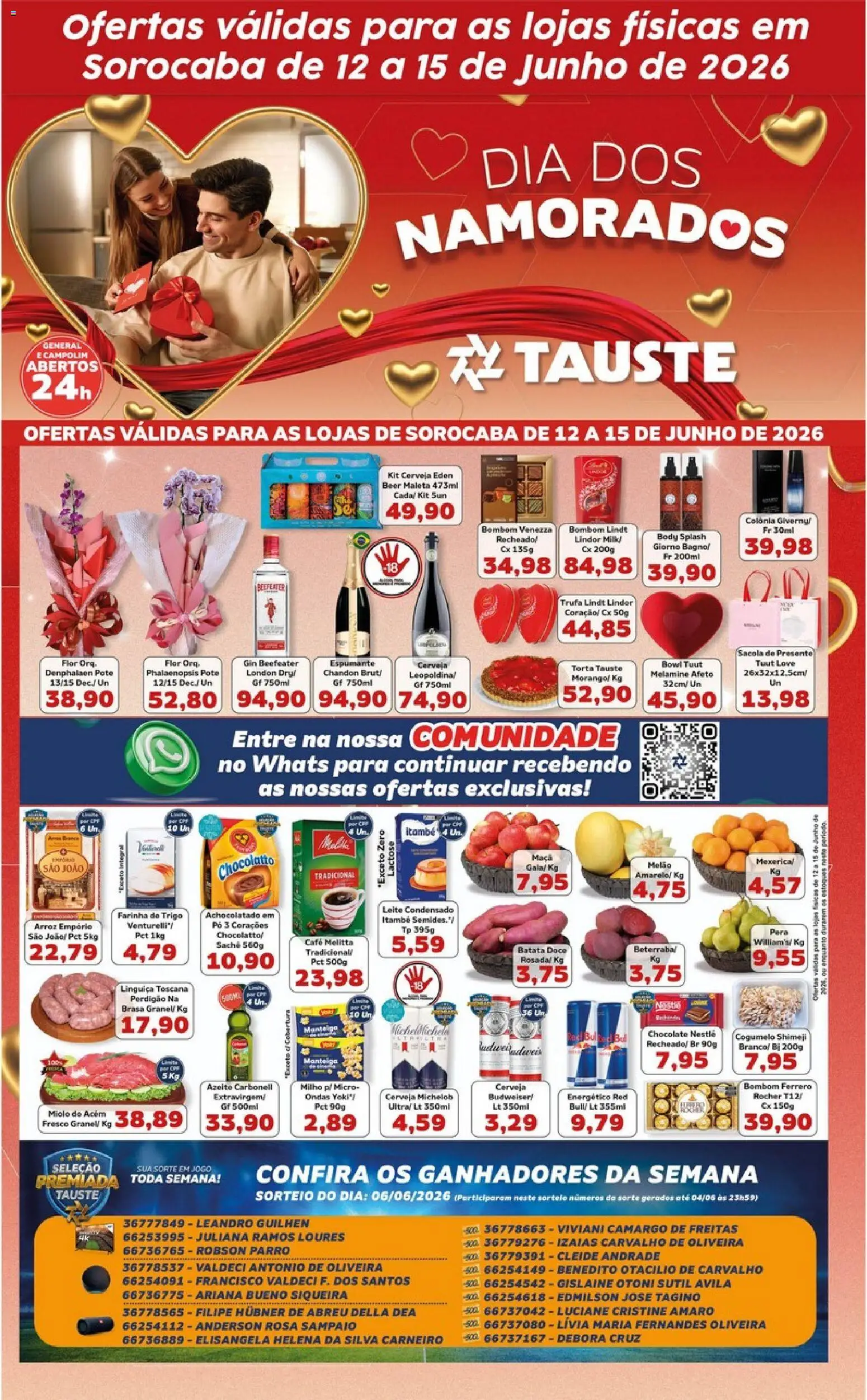Tauste Folheto - válido de 12.06.2026 | Página: 2 | Produtos: Pó, Leite, Café, Cerveja