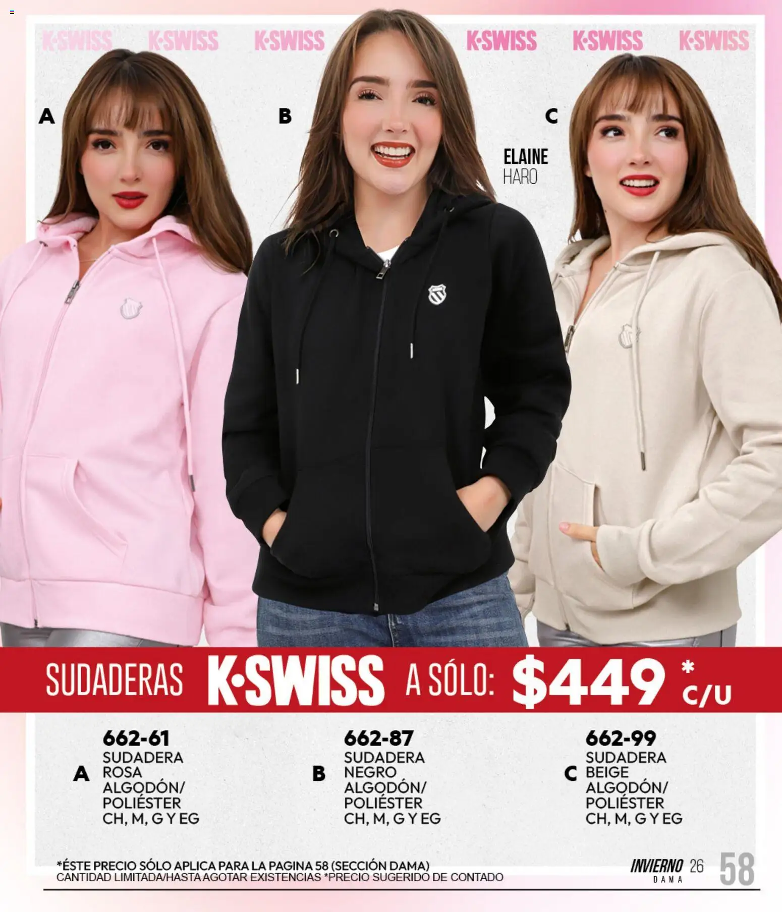 Nuevas ofertas de Cklass válidas en toda la República Mexicana desde el 11/09/2026. ¡Encuentra las mejores ofertas en Cklass catálogo Sportbrands Caballero Invierno! | Página: 196 | Productos: Sudadera