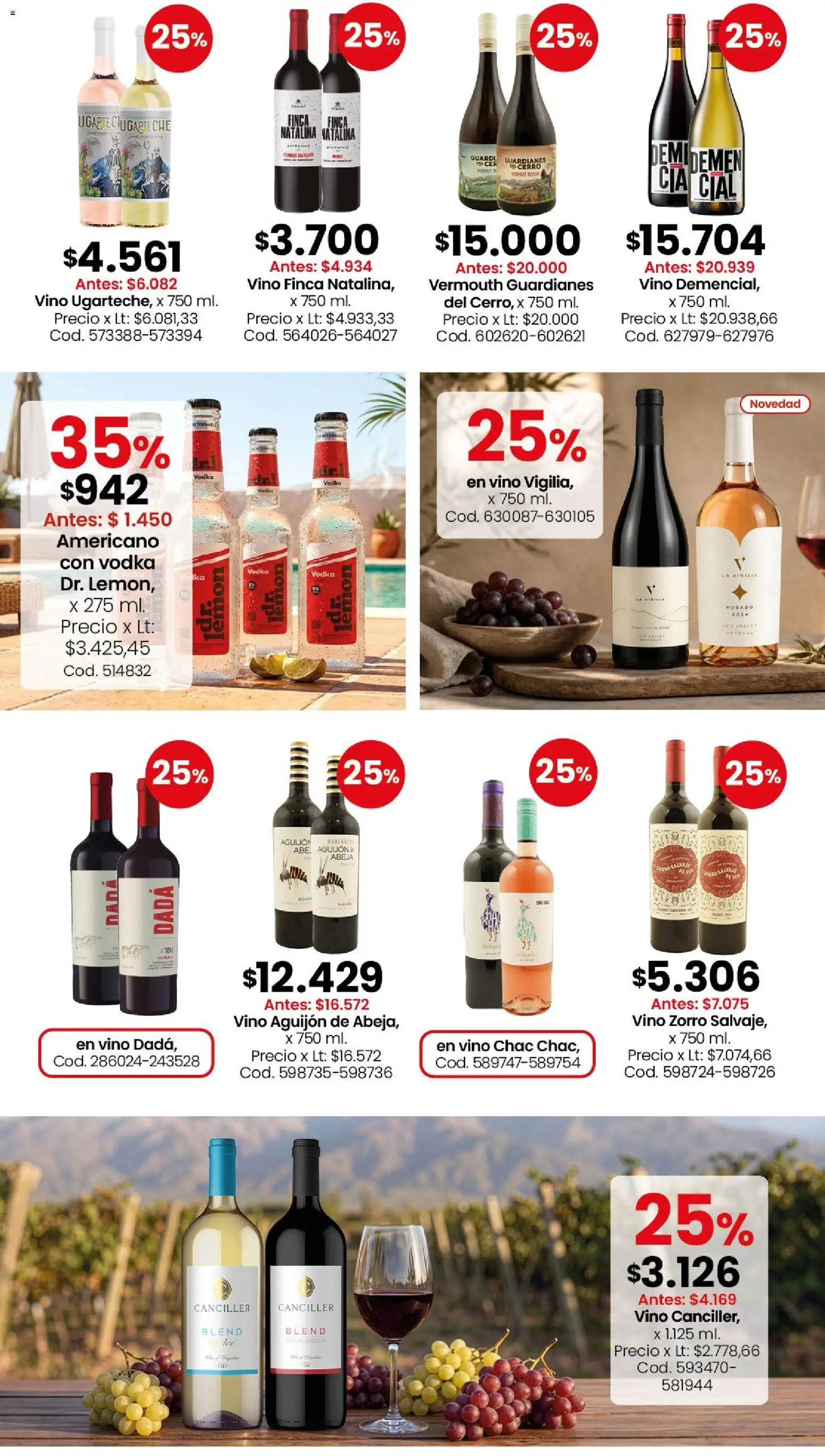 Coto - Almacén y bebidas │ válido desde el 17/08/2026 | Página: 9 | Productos: Vodka, Vermut, Vino