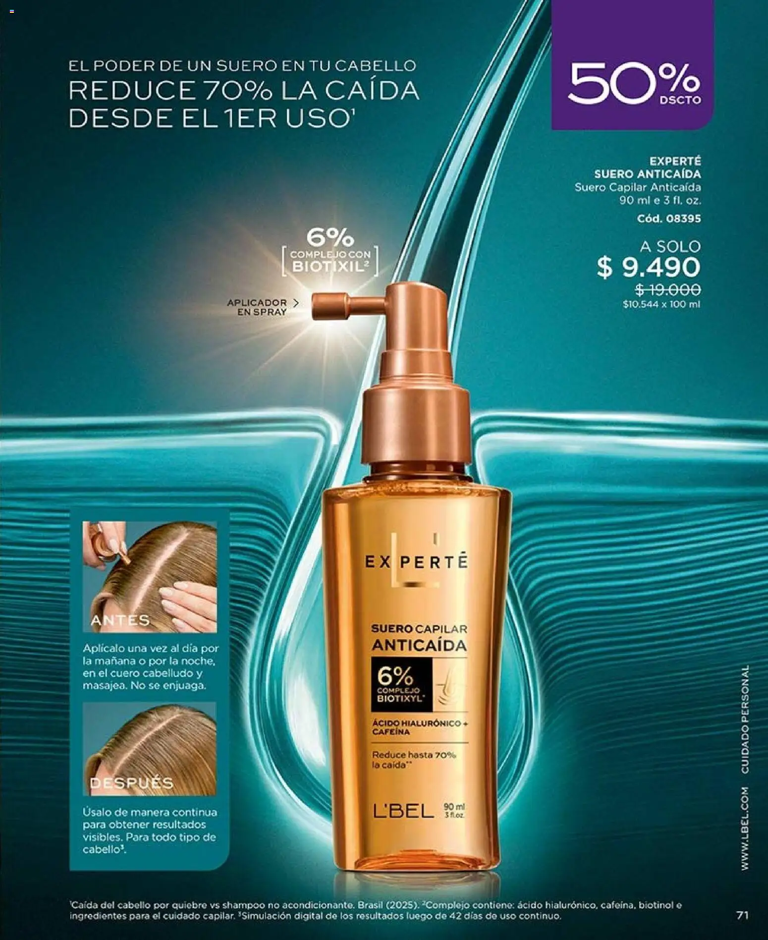Catálogo L'Bel Campaña 13 │ válido desde el 26.07.2026 | Página: 71 | Productos: Shampoo, Ingredientes