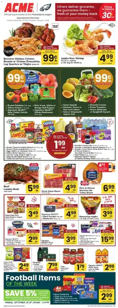 Preview of Acme weekly ads valid from 09/25/2026
