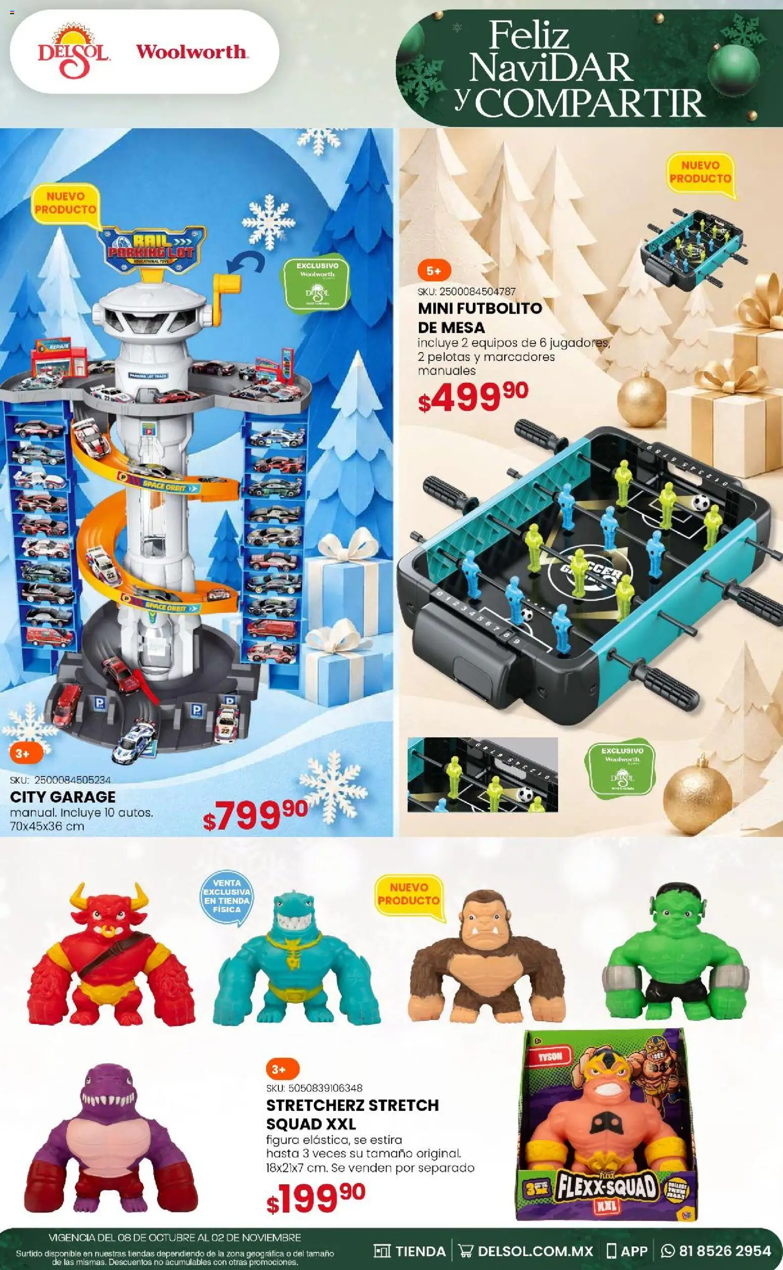 Nuevas ofertas de Del Sol y Woolworth válidas en toda la República Mexicana desde el 08/10/2026. ¡Encuentra las mejores ofertas en Del Sol y Woolworth - Feliz NaviDar y Compartir! | Página: 32