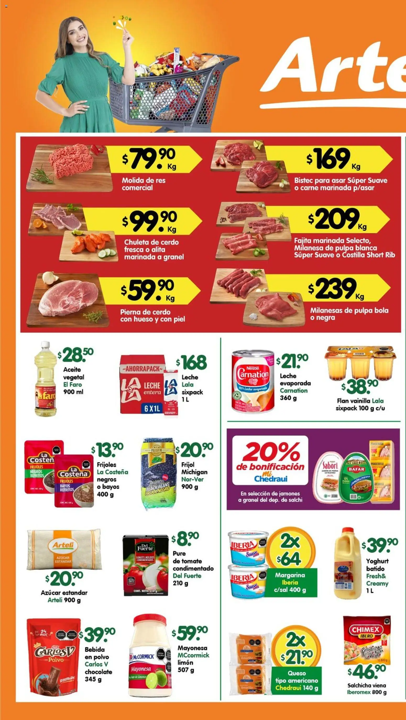 Nuevas ofertas de Arteli válidas en toda la República Mexicana desde el 25.05.2026. ¡Encuentra las mejores ofertas en Arteli folleto Valles! | Página: 1