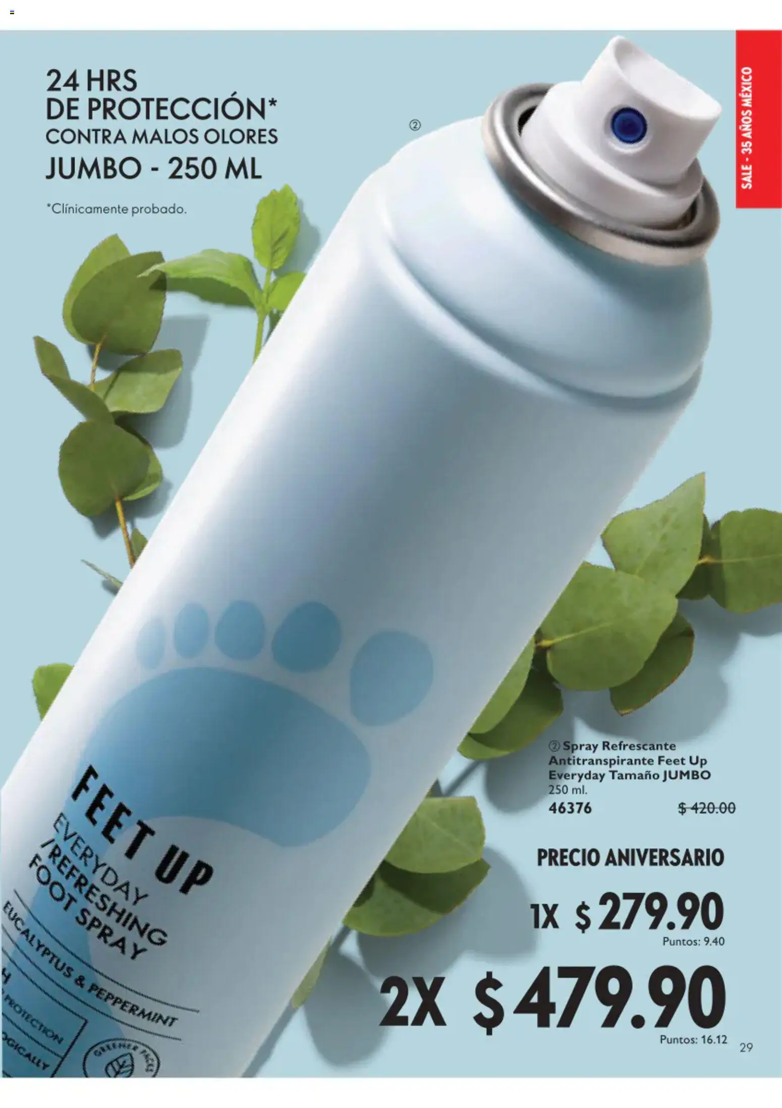 Nuevas ofertas de Oriflame válidas en toda la República Mexicana desde el 01/08/2026. ¡Encuentra las mejores ofertas en Oriflame campaña 11 2026! | Página: 29 | Productos: Antitranspirante