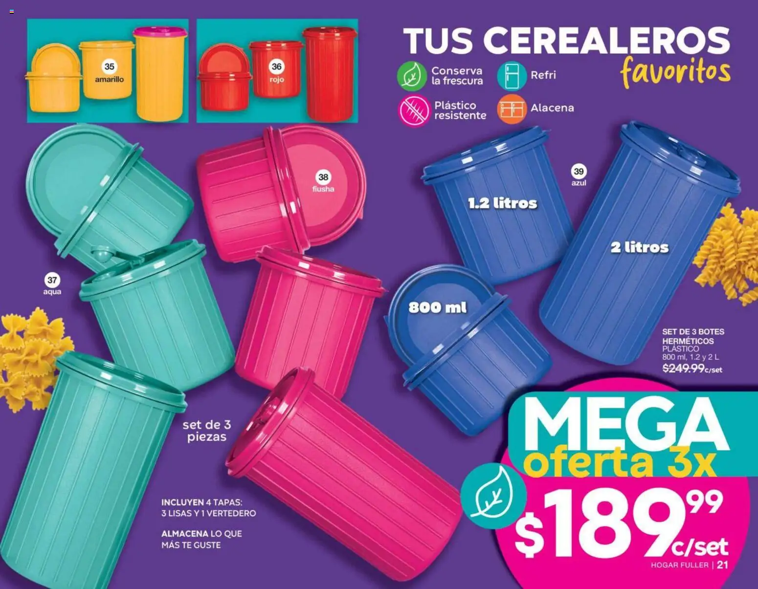 Nuevas ofertas de Fuller válidas en toda la República Mexicana desde el 02/09/2026. ¡Encuentra las mejores ofertas en Fuller campaña 11 2026! | Página: 12 | Productos: Alacena, Té