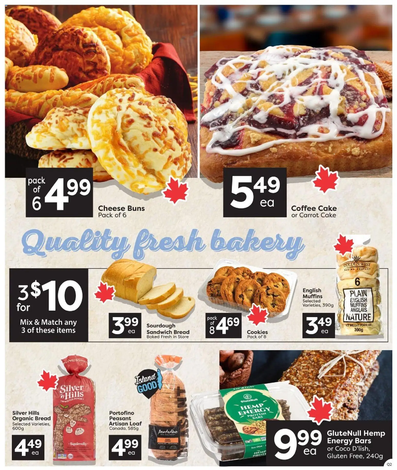 Quality Foods flyer valid from Sep 10, 2026 | Page: 6 | Products: Cookies, Bakery, Muffins, Coffee