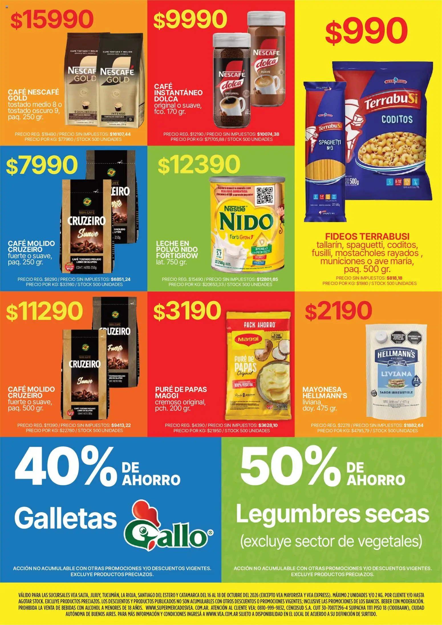 Vea - Fin de semana de ahorro | NOA │ válido desde el 16/10/2026 | Página: 6