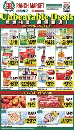 Preview of 99 Ranch Market weekly ads valid from 19.06.2026