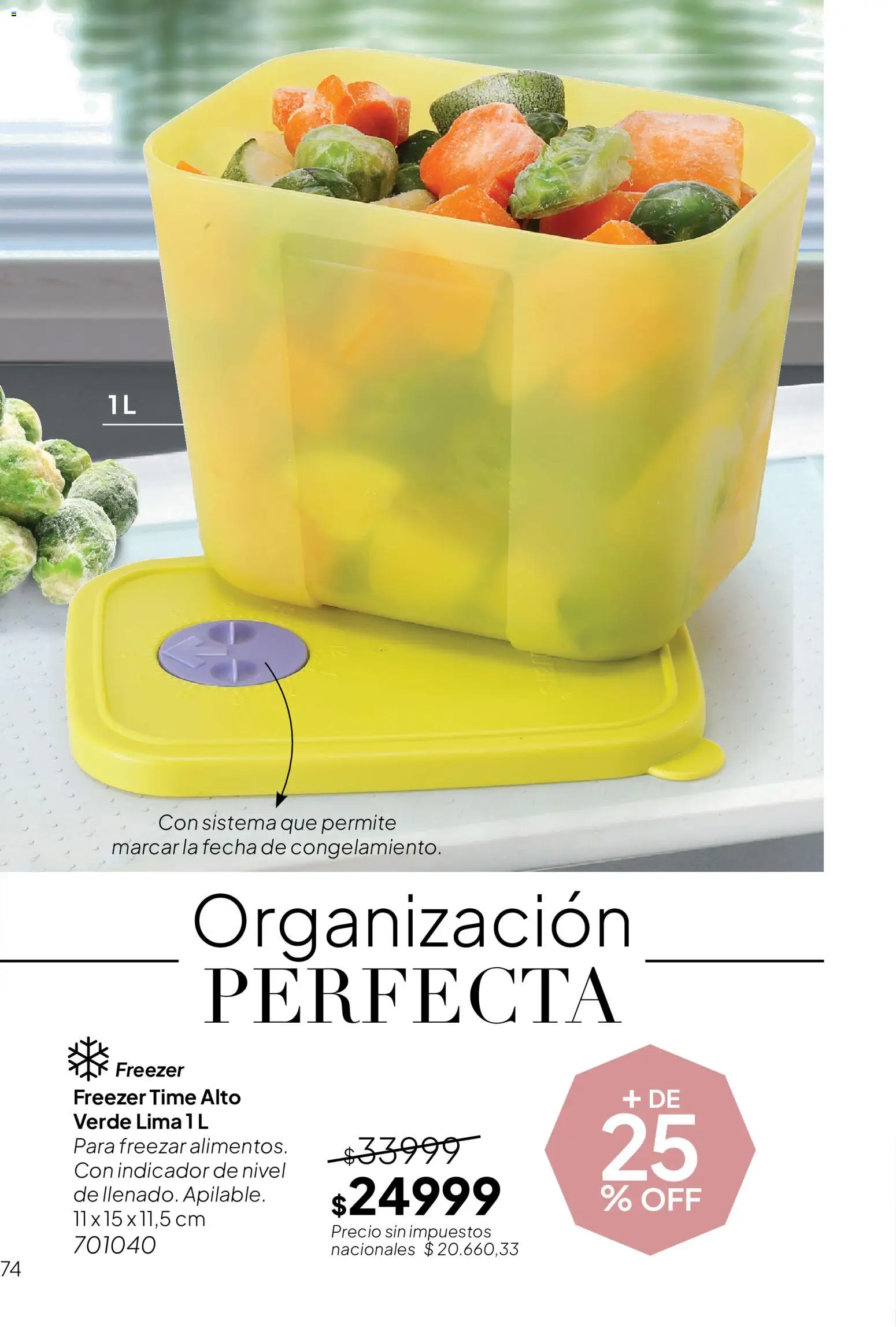 Tupperware Folleto │ válido desde el 01/09/2026 | Página: 75 | Productos: Lima, Freezer