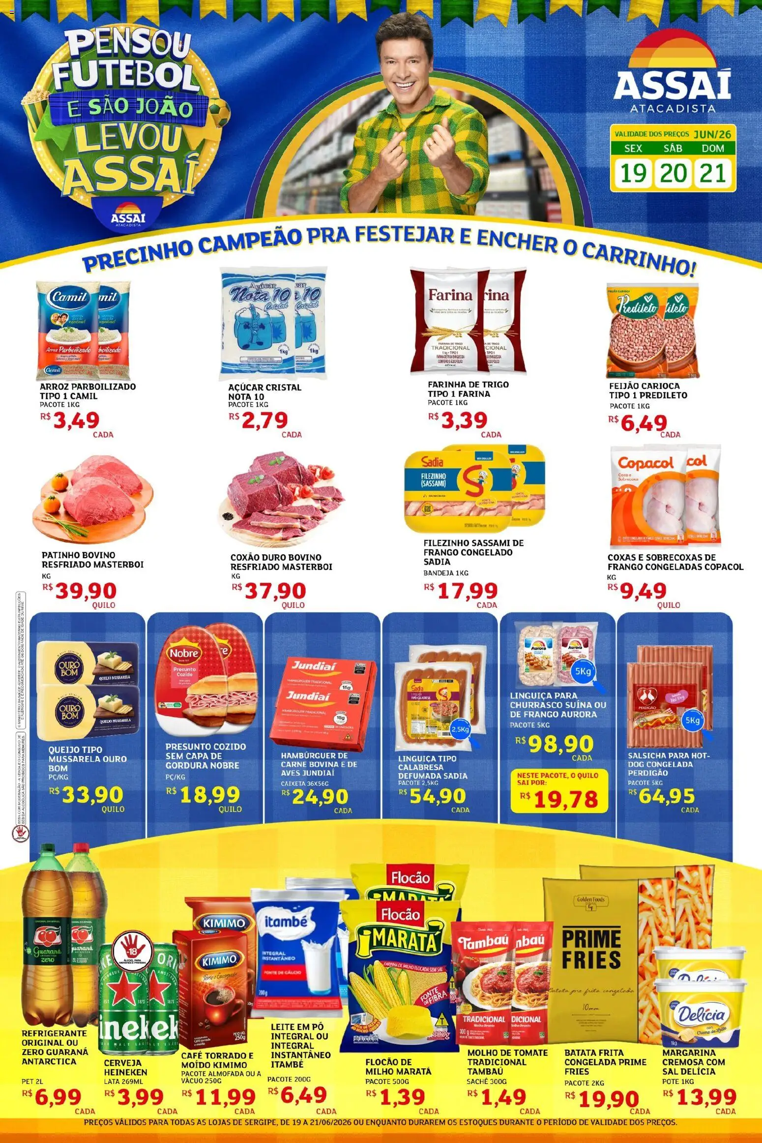 Assaí Atacadista Folheto - válido de 19.06.2026 | Página: 1