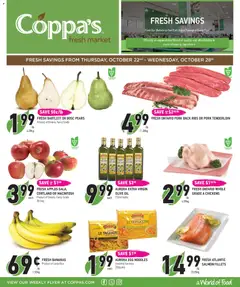 Preview of Coppas Fresh Market weekly flyer / circulaire from shop Coppas Fresh Market valid from Oct 22, 2026