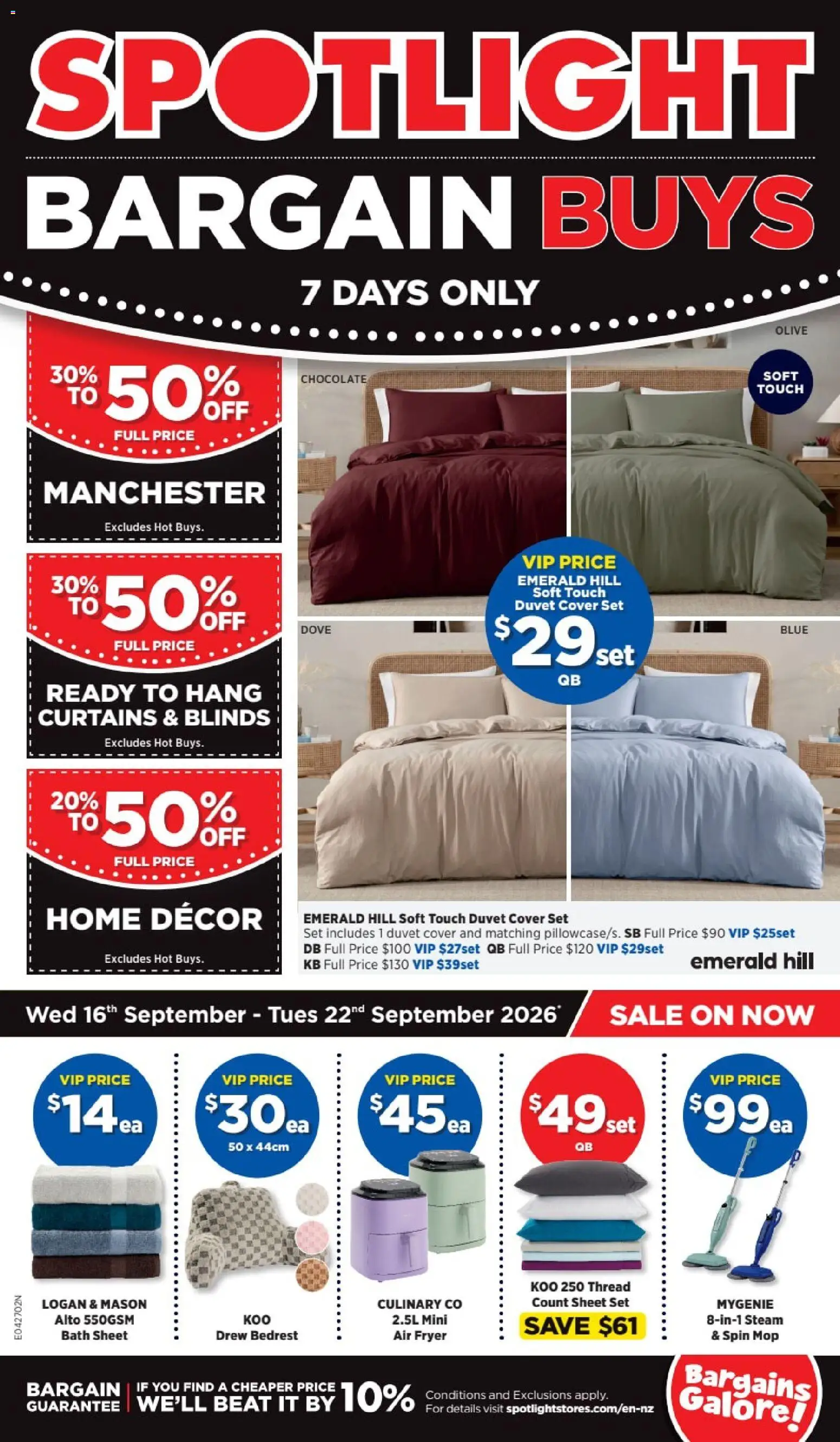 Spotlight catalogue from 16 Sept 2026 | Page: 1