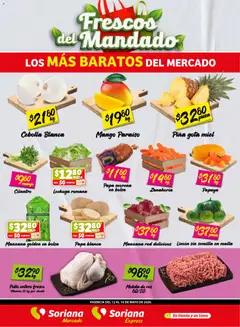 Vista previa de Soriana Frescos del Mandado Mercado: Saltillo y Torreón, nuevo folleto de la tienda, válido en México a partir del 12.05.2026