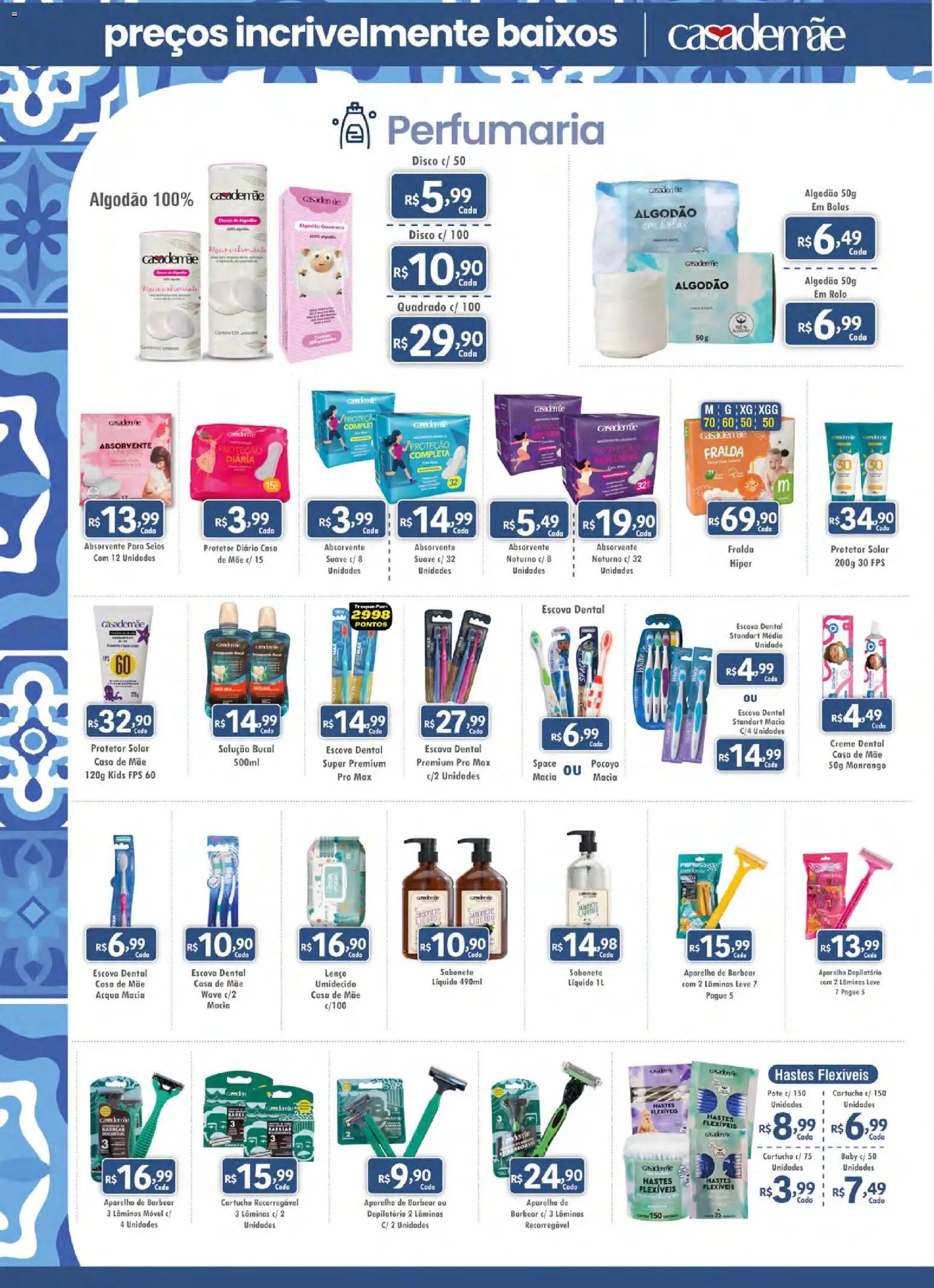 Royal Supermercados Folheto - válido de 03/08/2026 | Página: 6 | Produtos: Rolo, Sabonete, Absorvente, Disco