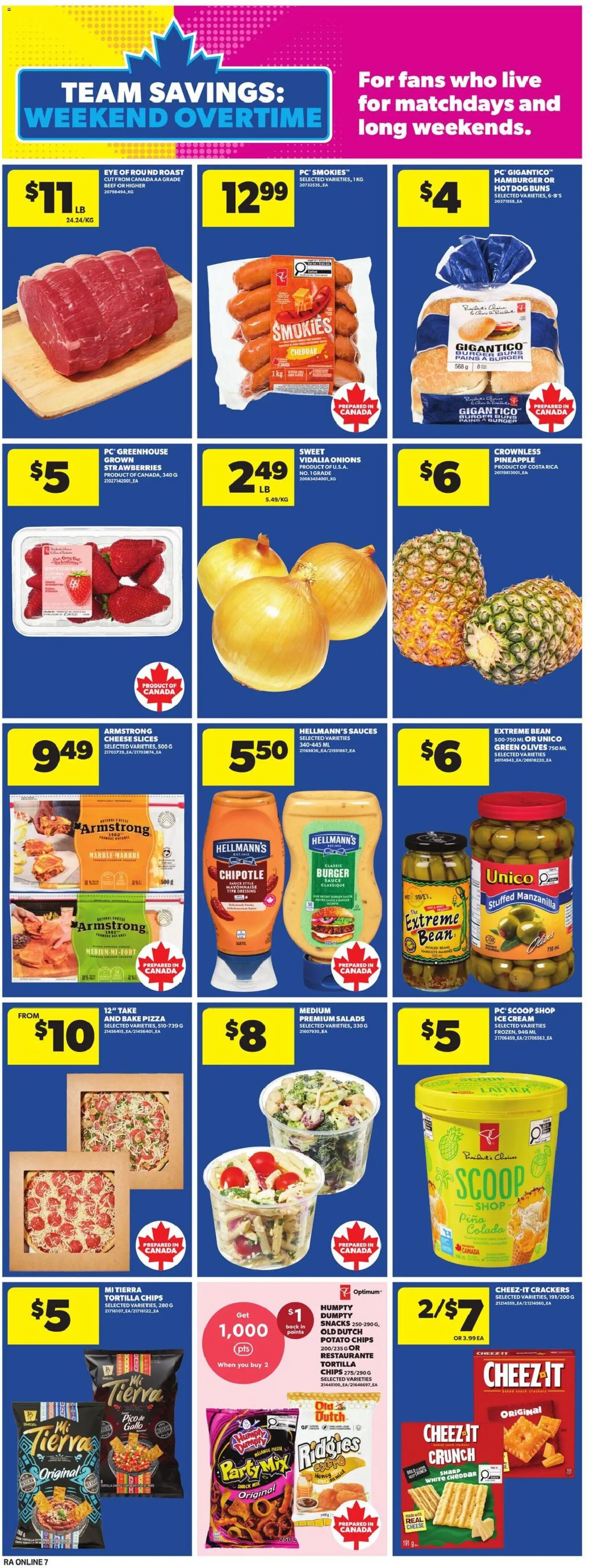 Atlantic Superstore flyer valid from 07.05.2026 | Page: 16 | Products: Beef, Cream, Ice cream, Cheese