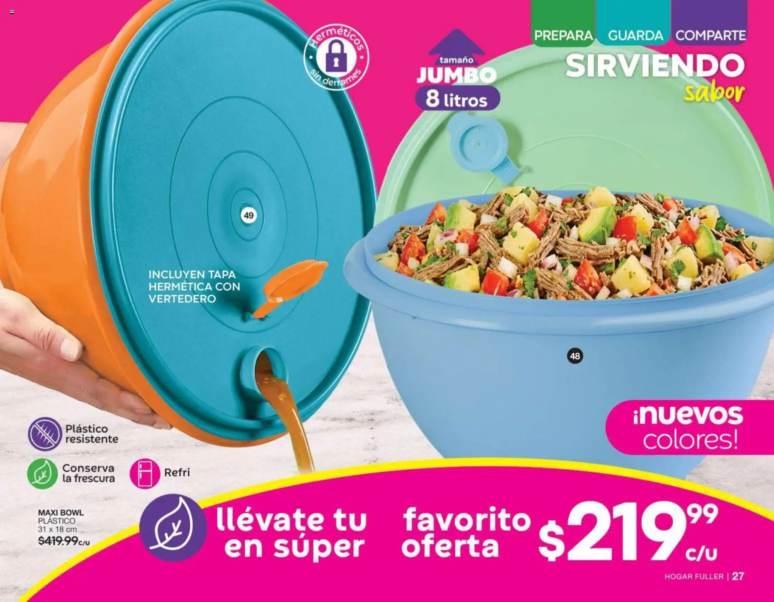 Nuevas ofertas de Fuller válidas en toda la República Mexicana desde el 02/09/2026. ¡Encuentra las mejores ofertas en Fuller campaña 11 2026! | Página: 15 | Productos: Bowl