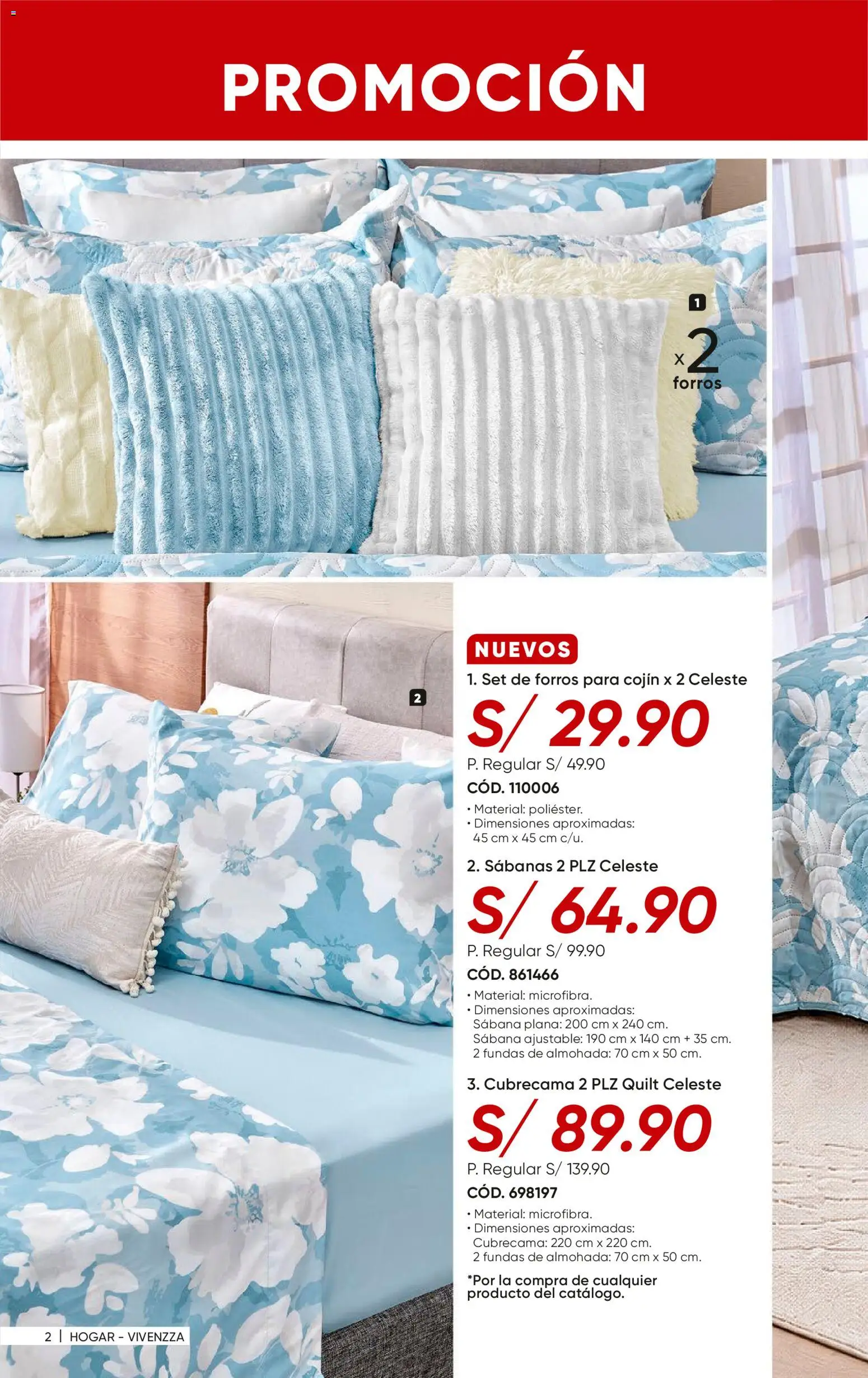 Catálogo Azzorti válido desde 31/08/2026 | Página: 4 | Productos: Almohada