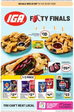 Preview of IGA catalogue Brunswick - valid from 23/09/2026