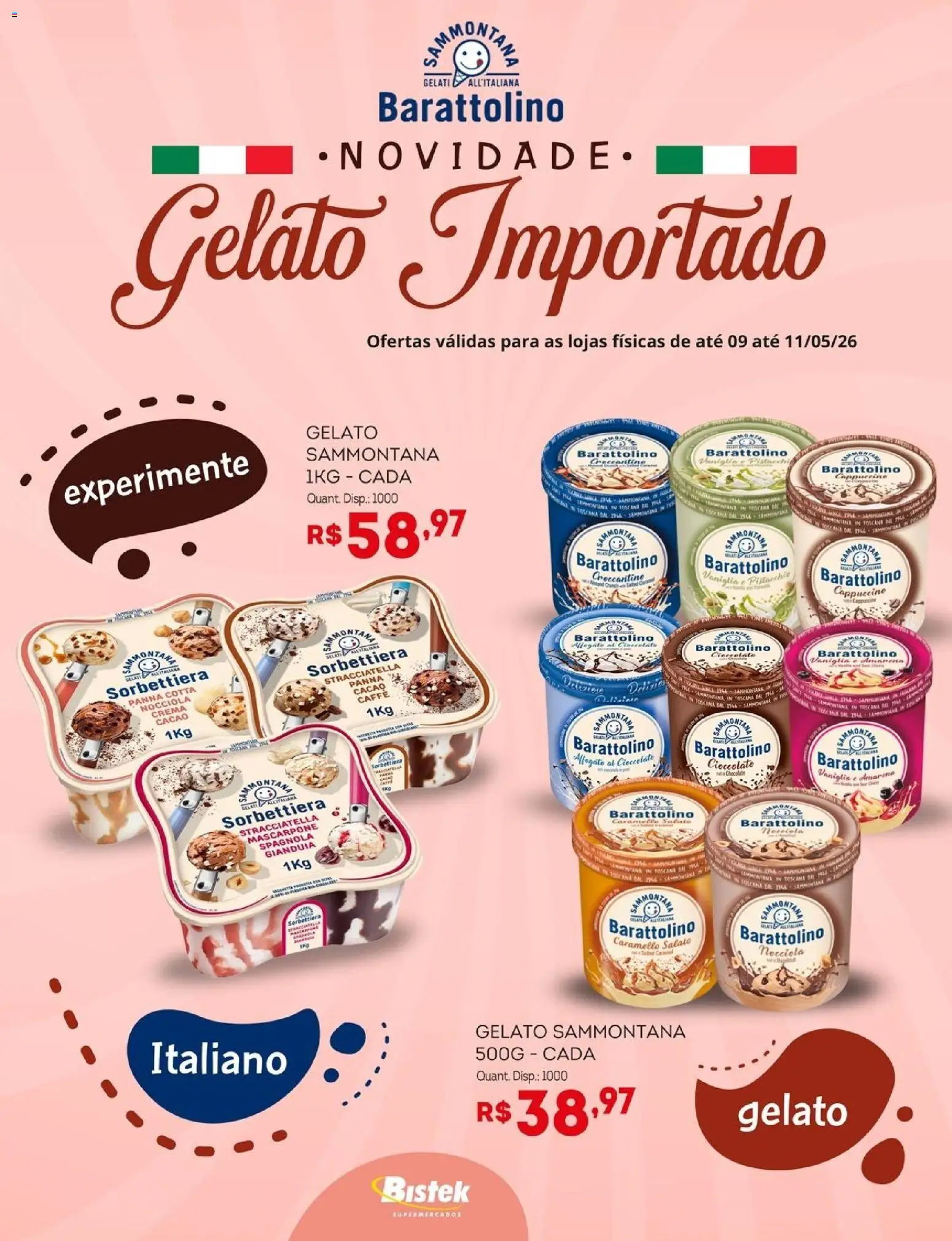 Bistek Supermercados Folheto - válido de 09.05.2026 | Página: 1 | Produtos: Chocolate