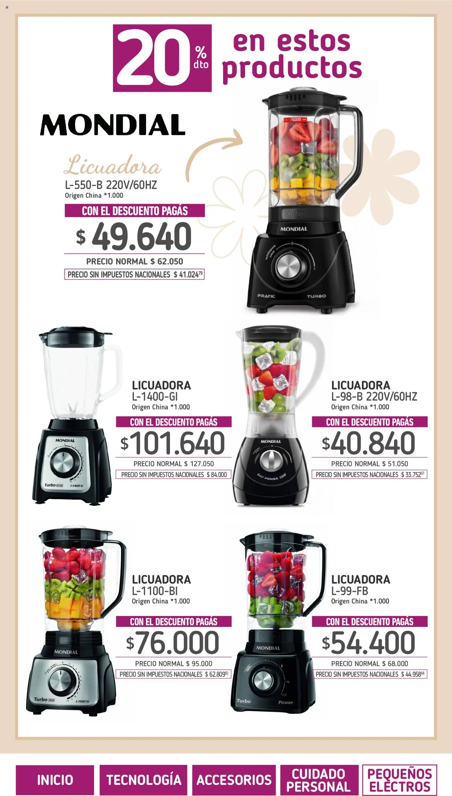 La Anonima - Tecno & Hogar Madre │ válido desde el 08/10/2026 | Página: 18