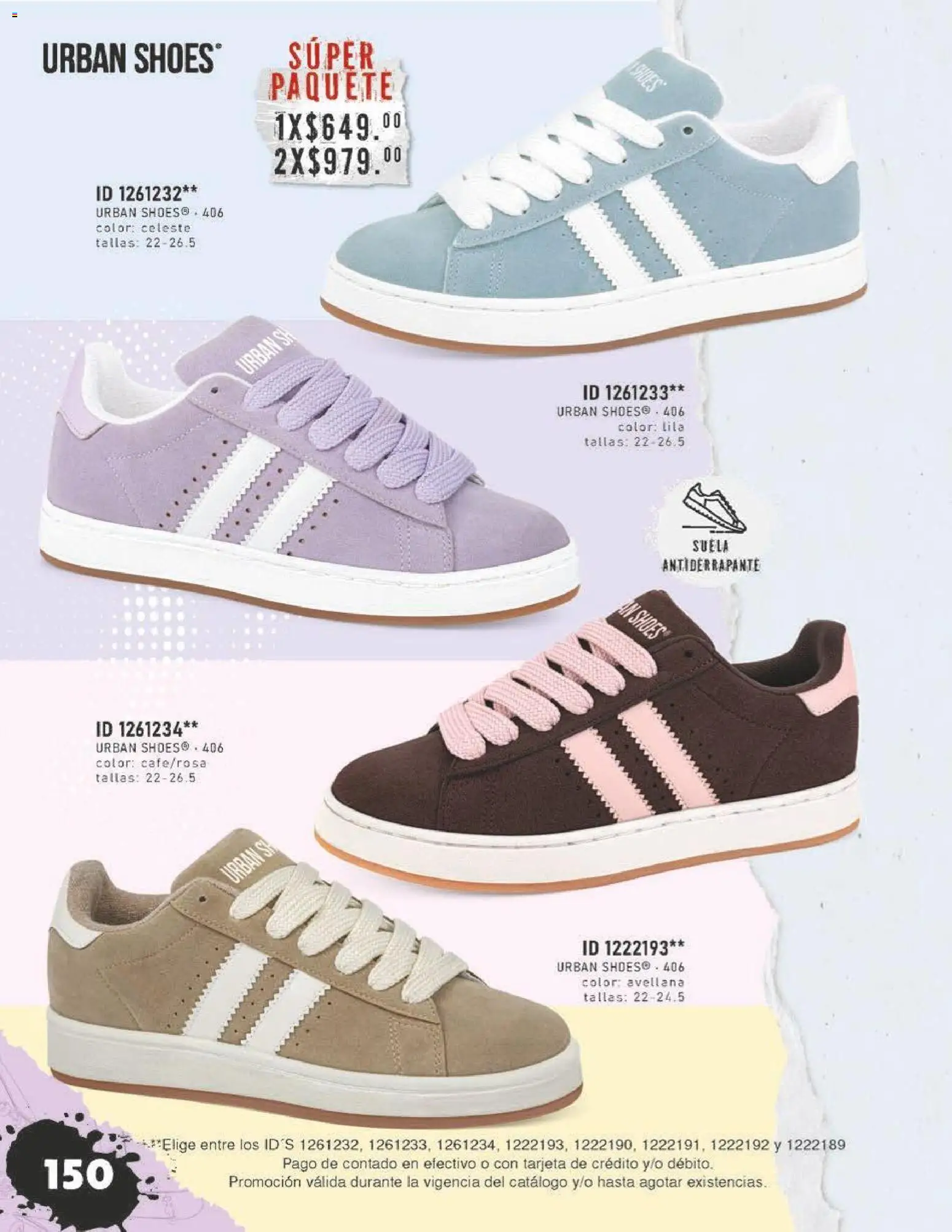 Nuevas ofertas de Price Shoes válidas en toda la República Mexicana desde el 31/07/2026. ¡Encuentra las mejores ofertas en Price Shoes catálogo Urbano! | Página: 150