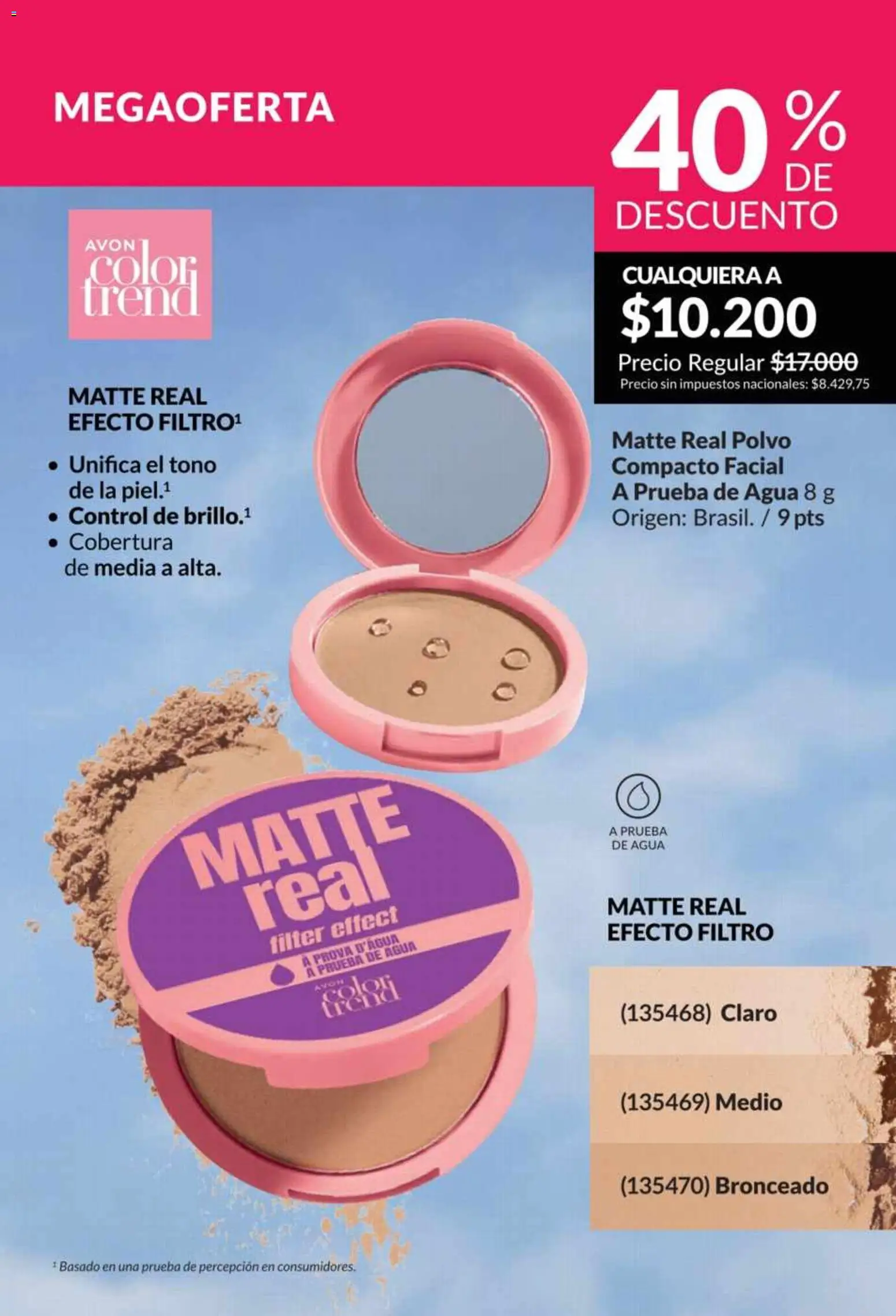 Catálogo AVON Campaña 5/2026 │ válido desde el 01.05.2026 | Página: 197 | Productos: Polvo, Agua