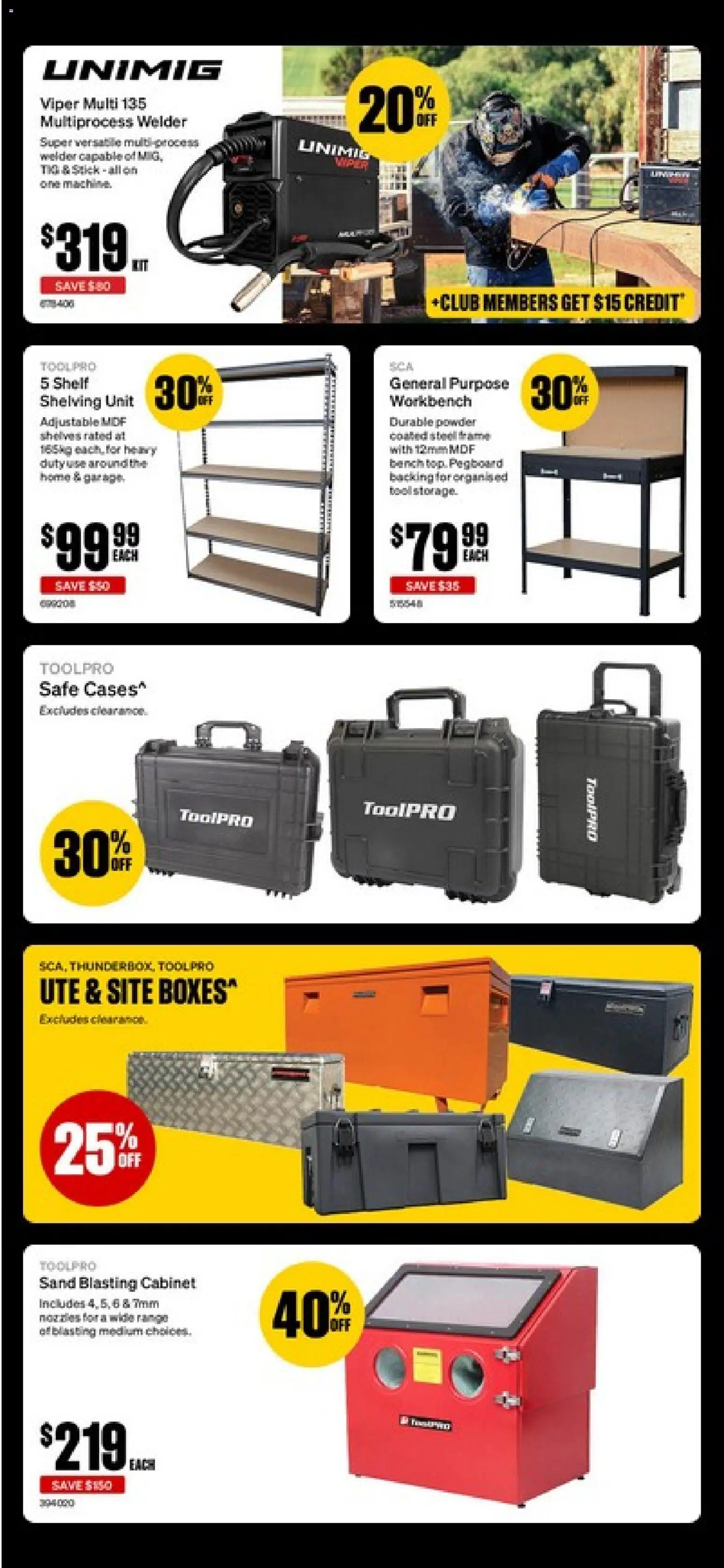 Supercheap Auto catalogue - valid from 10.06.2026 | Page: 40 | Products: Cabinet, Powder, Safe, Bench