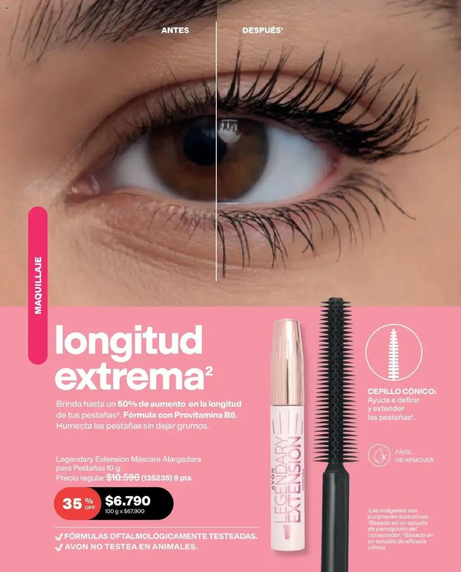 Catálogo Avon Campaña 14 │ válido desde el 15.09.2026 | Página: 15 | Productos: Maquillaje, Cepillo, Máscara