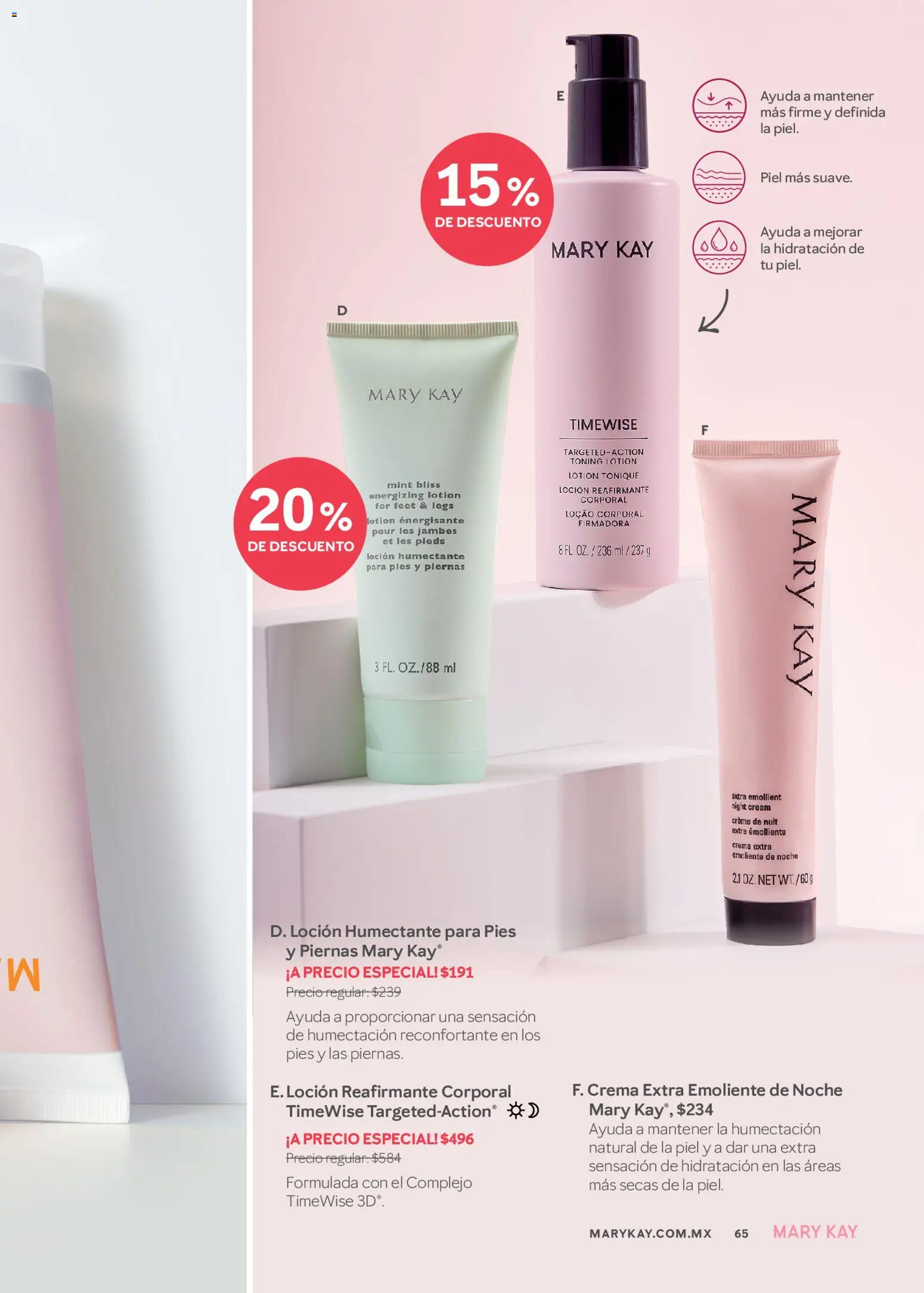 Nuevas ofertas de Mary Kay válidas en toda la República Mexicana desde el 01.05.2026. ¡Encuentra las mejores ofertas en Catálogo Mary Kay Mayo Junio 2026! | Página: 65