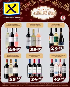 X Supermercados ofertas Festival dos Vinhos - Pré-Visualização do folheto da loja X Supermercados, válido de 15/06/2026