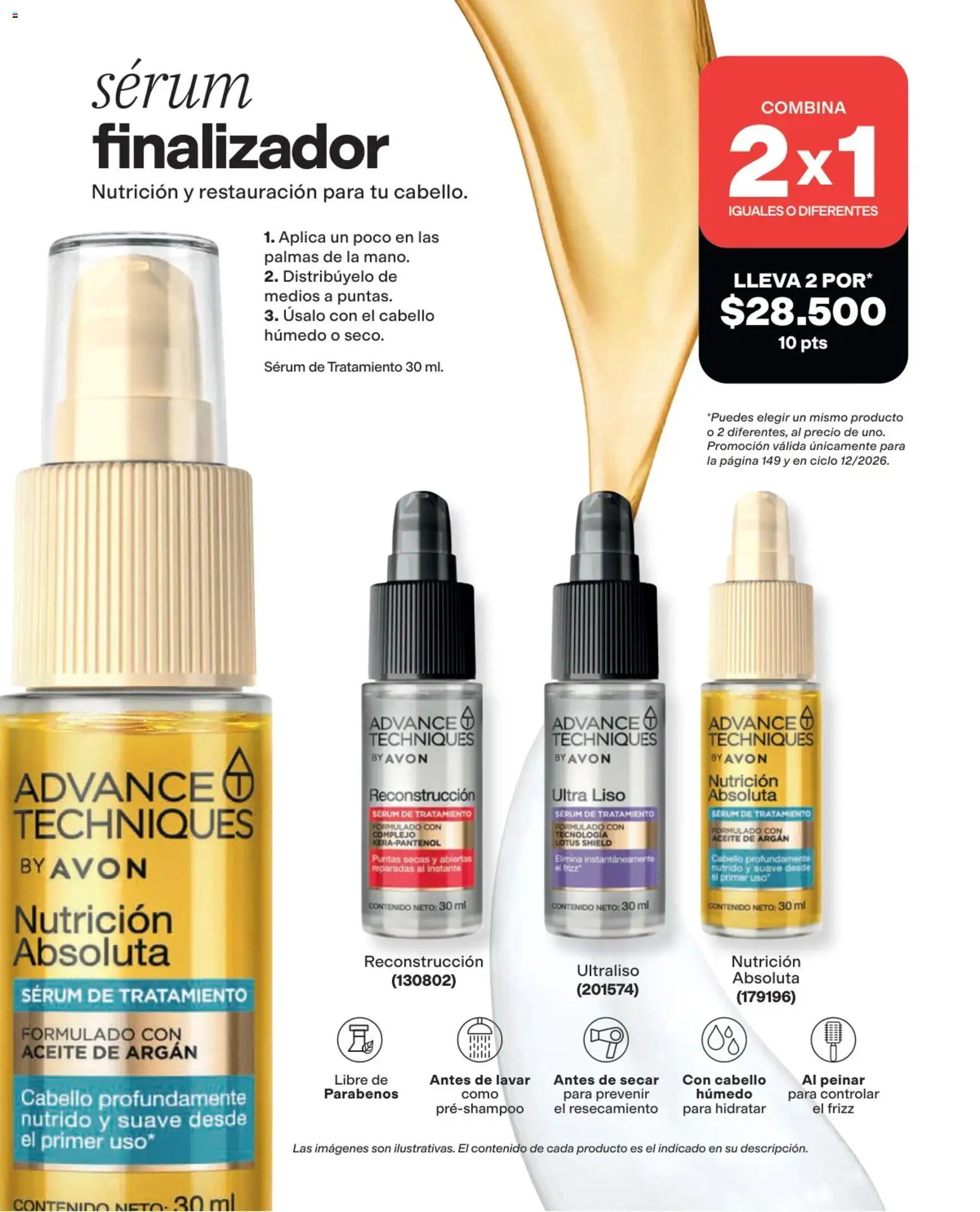 Avon revista - valida desde el 03/08/2026 | Página: 149 | Productos: Serum, Aceite