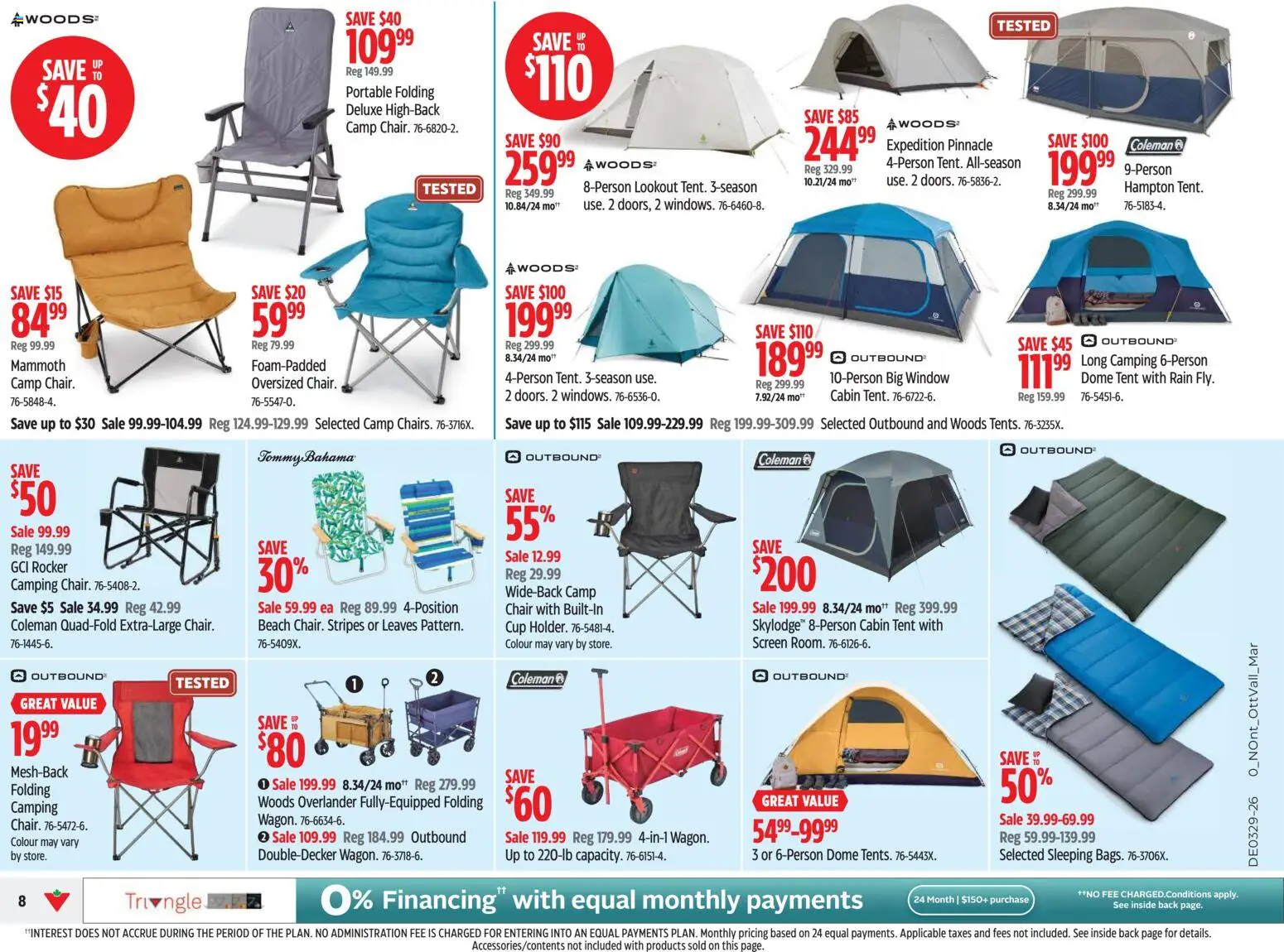 Canadian Tire flyer valid from Jul 16, 2026 | Page: 8 | Products: Chair