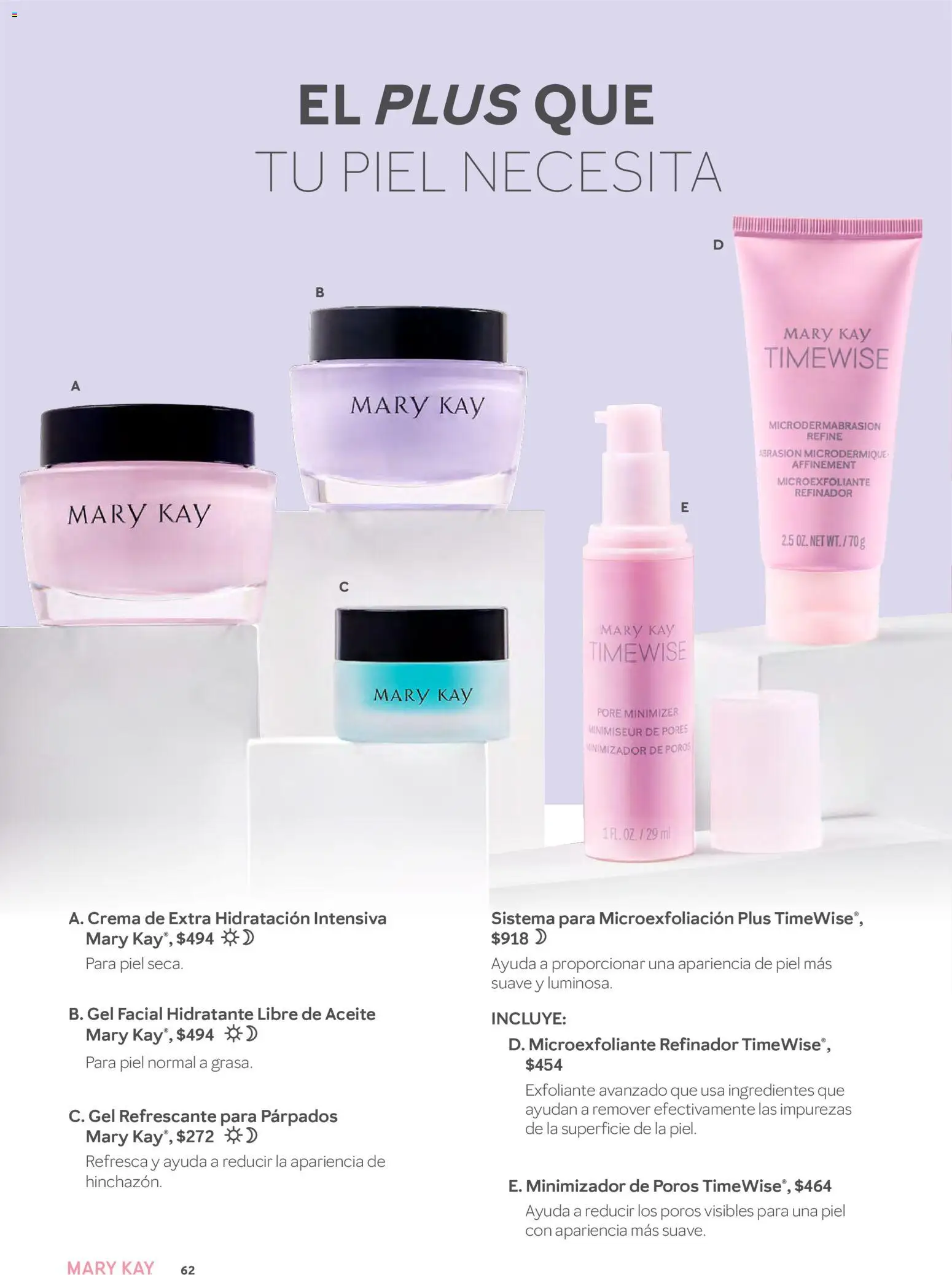 Nuevas ofertas de Mary Kay válidas en toda la República Mexicana desde el 01.03.2026. ¡Encuentra las mejores ofertas en Mary Kay catálogo! | Página: 62 | Productos: Crema, Aceite