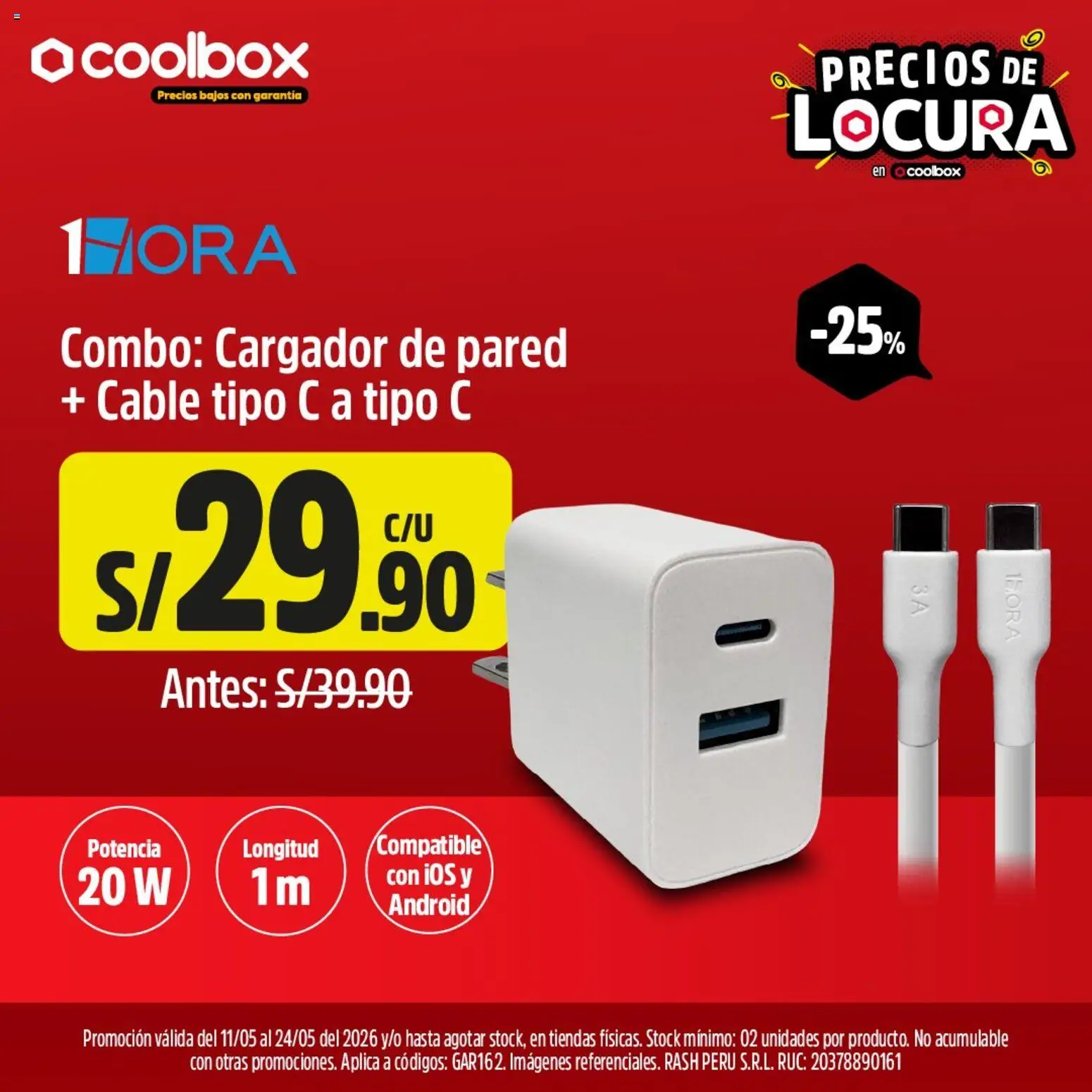 Catálogo Coolbox válido desde 11.05.2026 | Página: 3 | Productos: Cable
