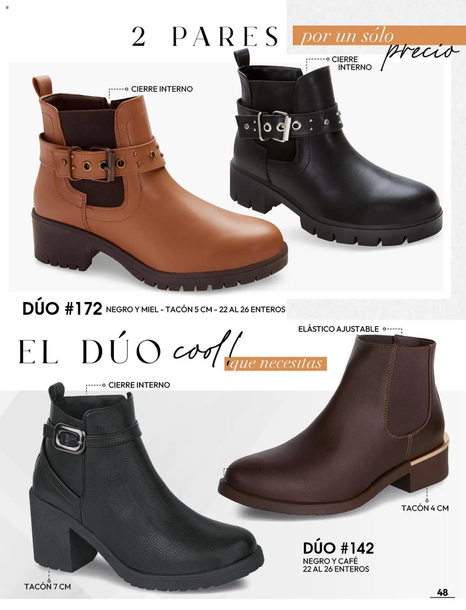 Nuevas ofertas de Cklass válidas en toda la República Mexicana desde el 08/07/2026. ¡Encuentra las mejores ofertas en Cklass catálogo Botas y botines! | Página: 49 | Productos: Café