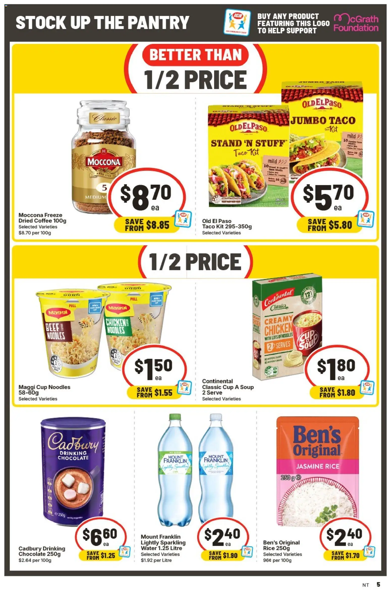 IGA catalogue - valid from 09/09/2026 | Page: 6 | Products: Coffee, Chicken, Beef, Soup
