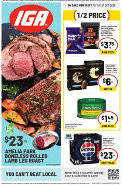 Preview of IGA catalogue WA - valid from 21/10/2026