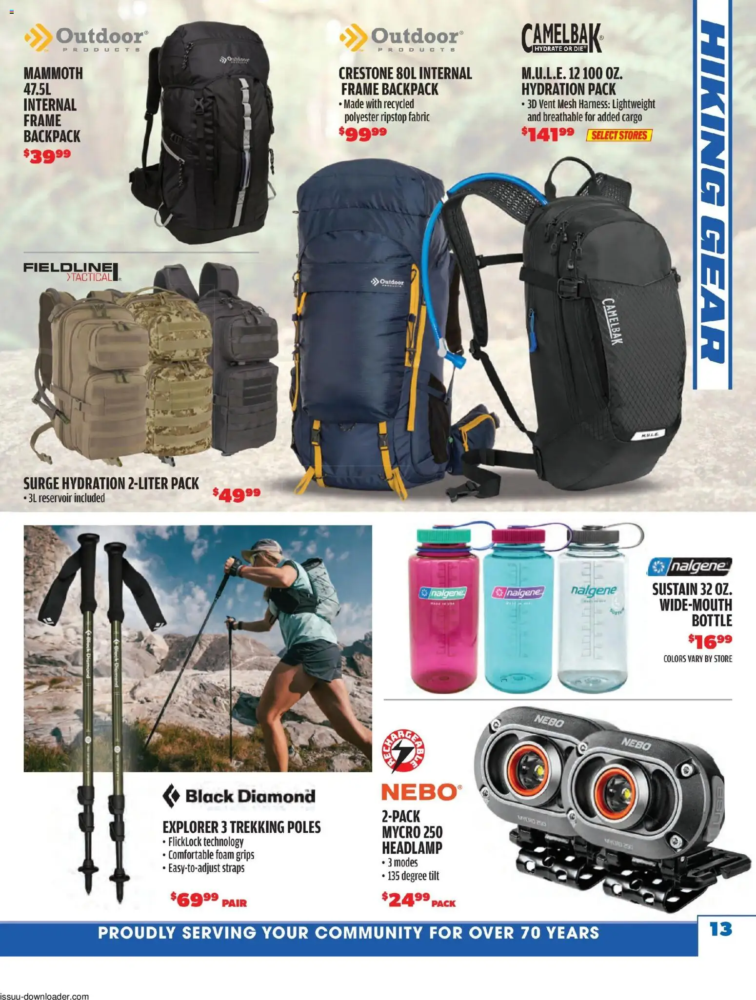 Big 5 Sporting Goods Summer Catalog - valid from 05/26/2026 | Page: 13 | Products: Backpack, Foam