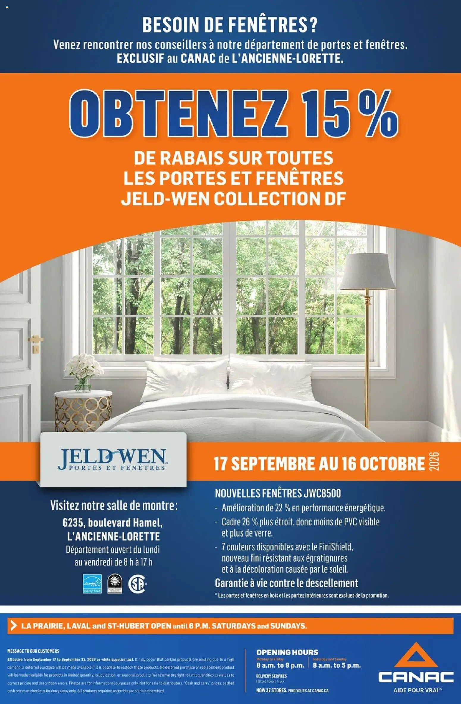 Canac flyer valid from Sep 17, 2026 | Page: 17