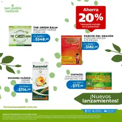 Vista previa de Farmacia San Pablo Natural Descubre los nuevos productos, nuevo folleto de la tienda, válido en México a partir del 27/09/2026