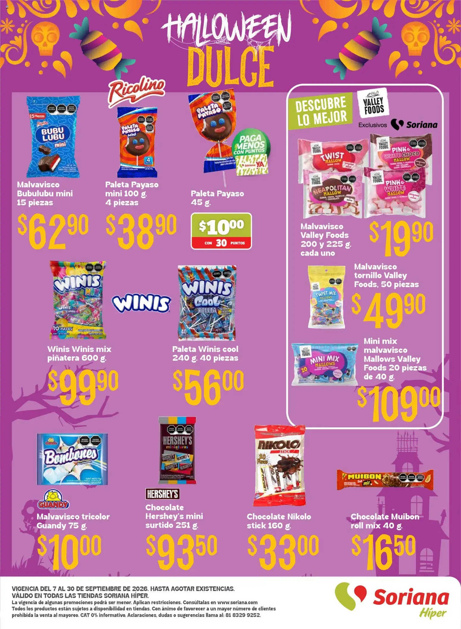 Nuevas ofertas de Soriana válidas en toda la República Mexicana desde el 08/09/2026. ¡Encuentra las mejores ofertas en Soriana Halloween y Día de muertos Híper Nacional! | Página: 28
